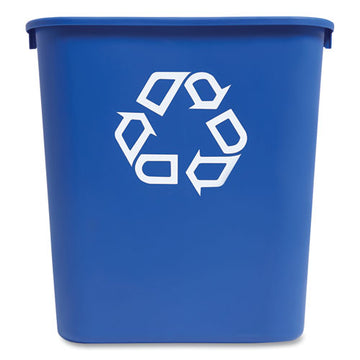 Coastwide Professional™ Open Top Indoor Recycling Container, Plastic, 7 Gal, Blue freeshipping - TVN Wholesale